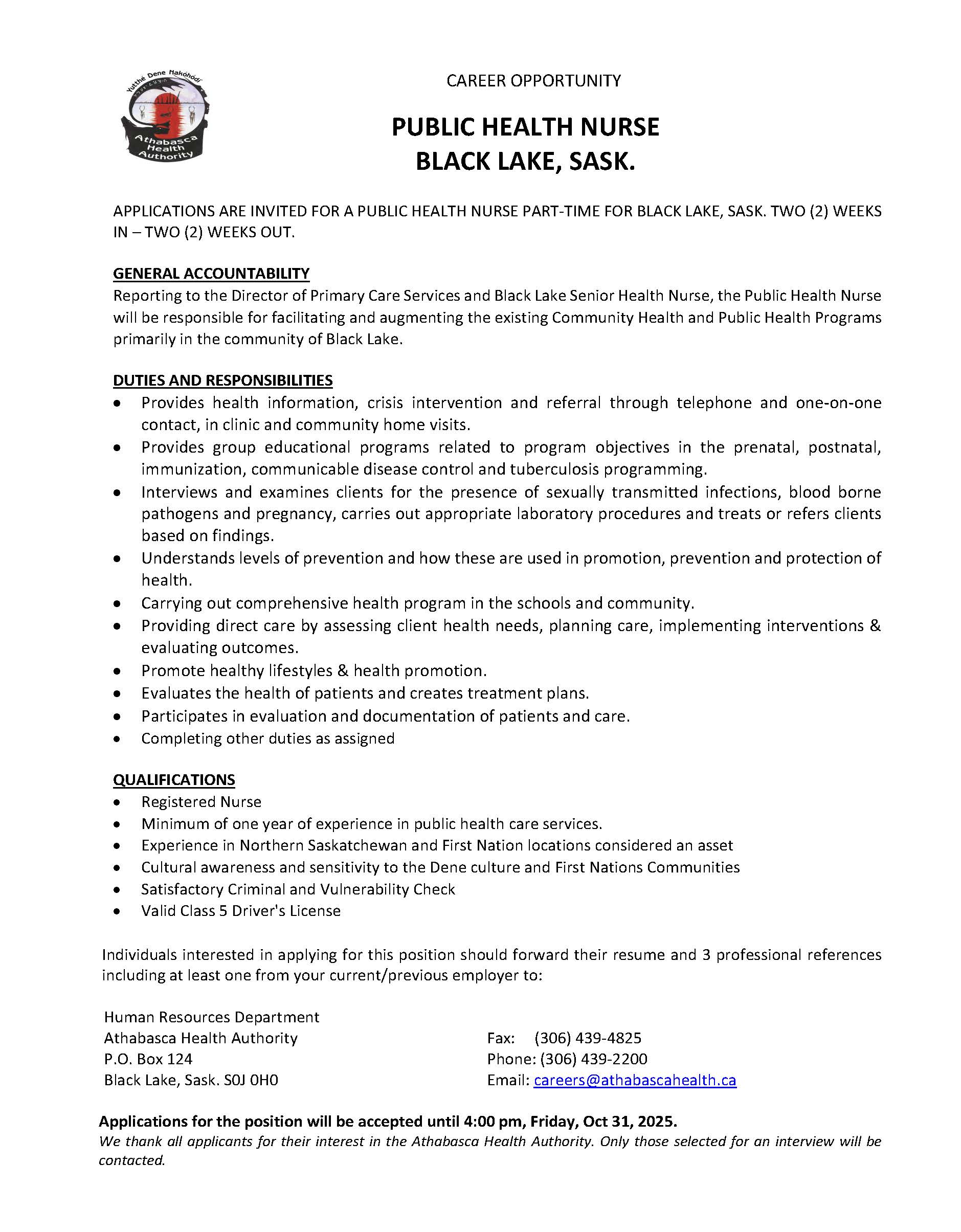 Public Health Nurse for Black Lake Lac Sask. _ September 2025.pdf.jpg