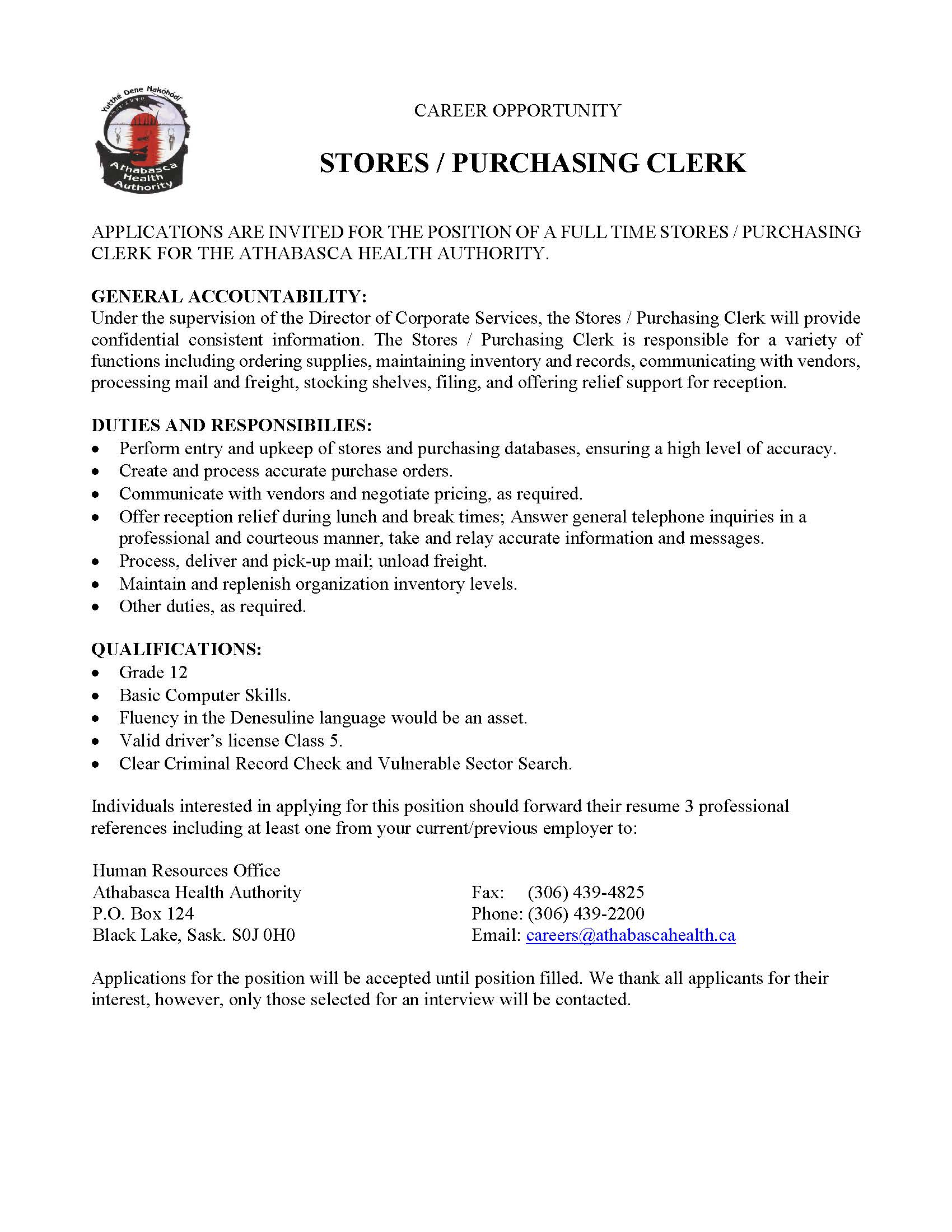 Stores & Purchasing Clerk AHA Facility - February 26, 2025.jpg